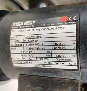 WEISS TC220--12 TC Rotary Indexing Table, Georgii Kobold