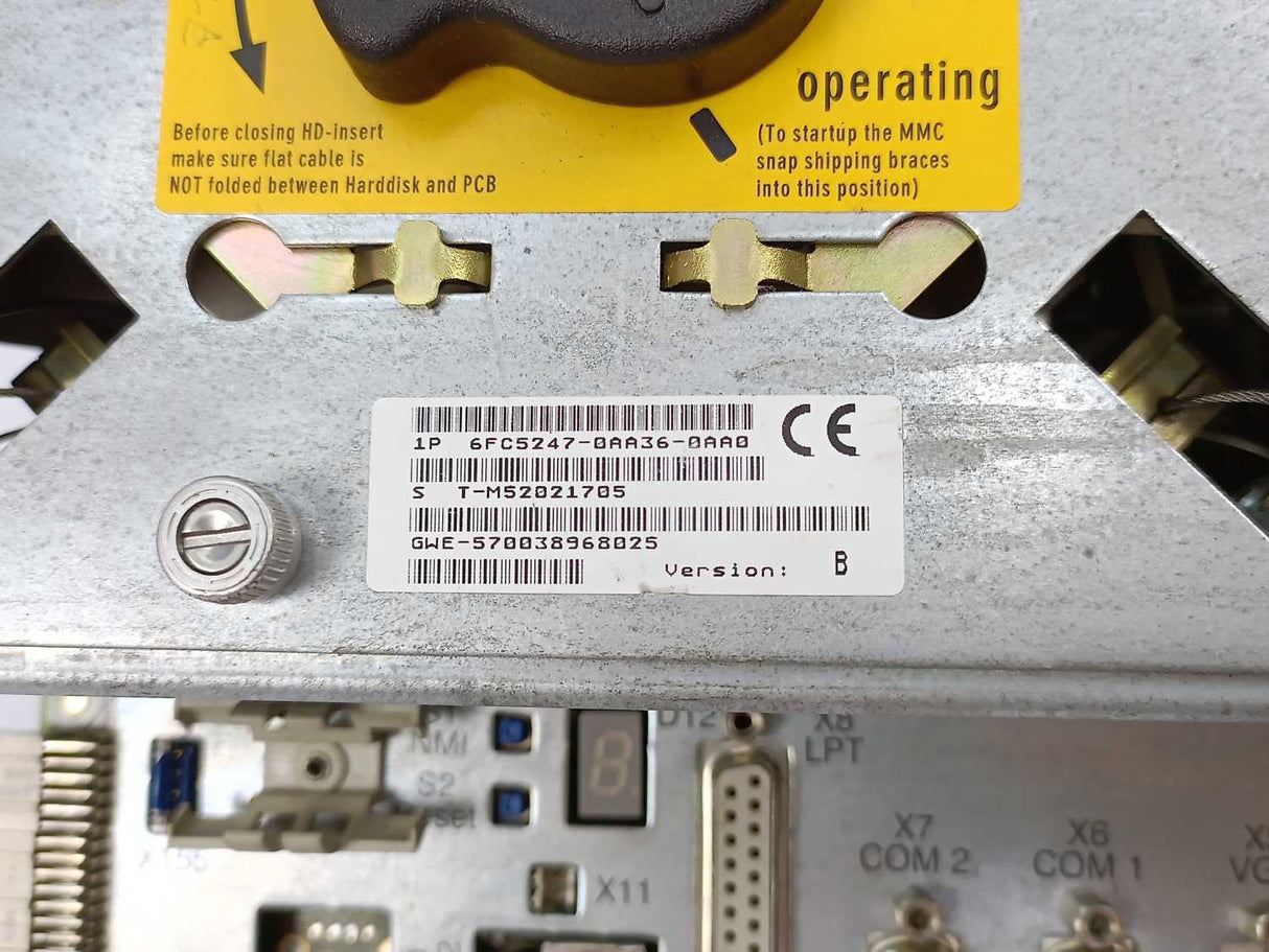 Siemens 6FC5210-0DA21-2AA1 SINUMERIK 840D