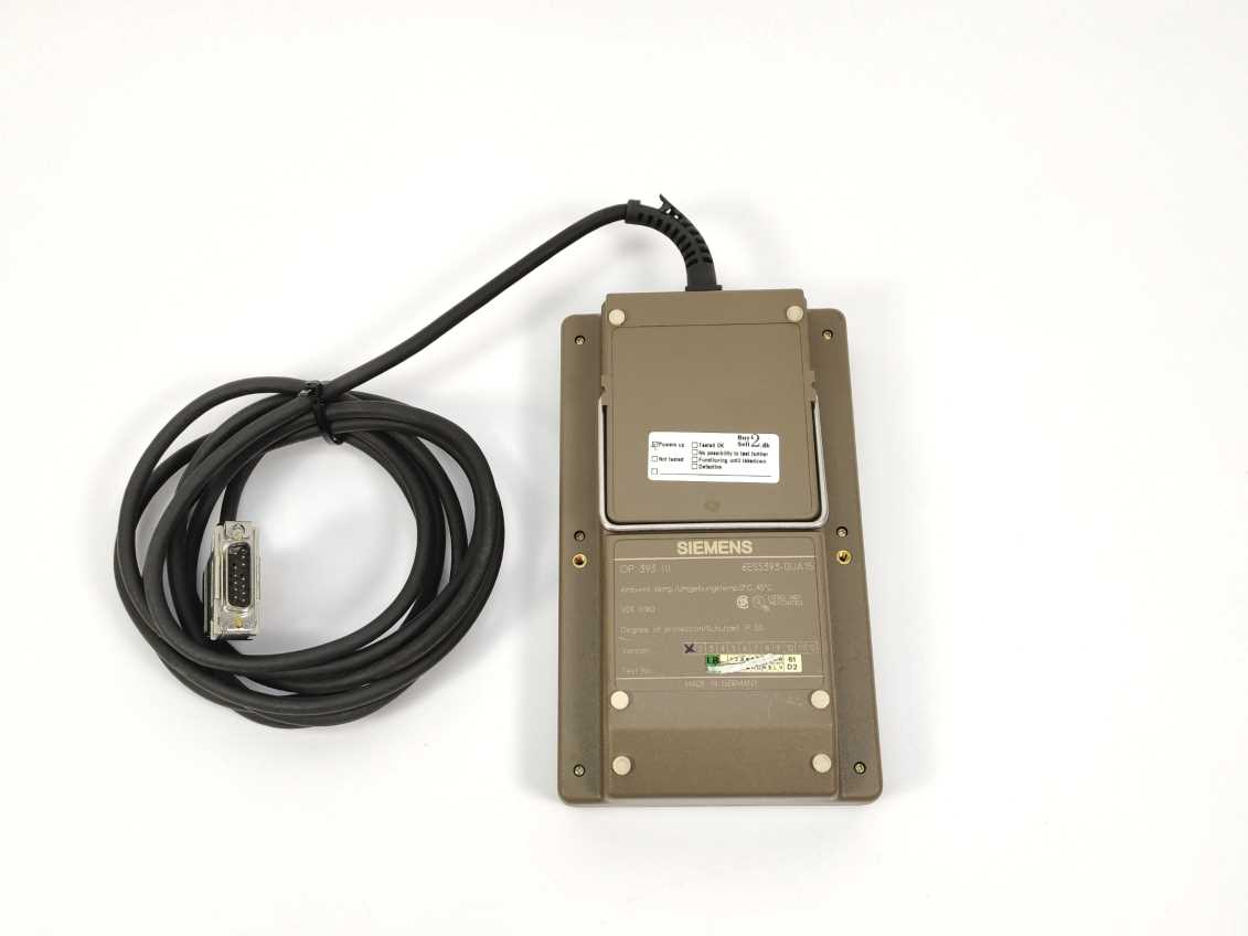Siemens 6ES5393-0UA15 OP 393-III Operator Panel