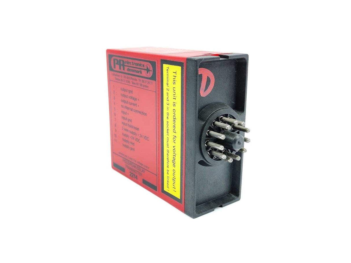 PR Electronics 2214E1C1 / 2214 E1C1 HOLD/PEAK/DELAY TRANSMITTER