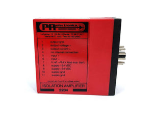 PR Electronics 2204B2 / 2204 B2  Isolation amplifier