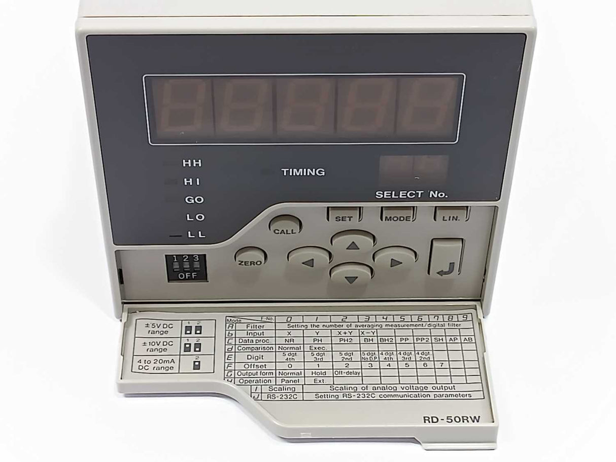 KEYENCE  RD-50RW Main Unit RS-232C Type