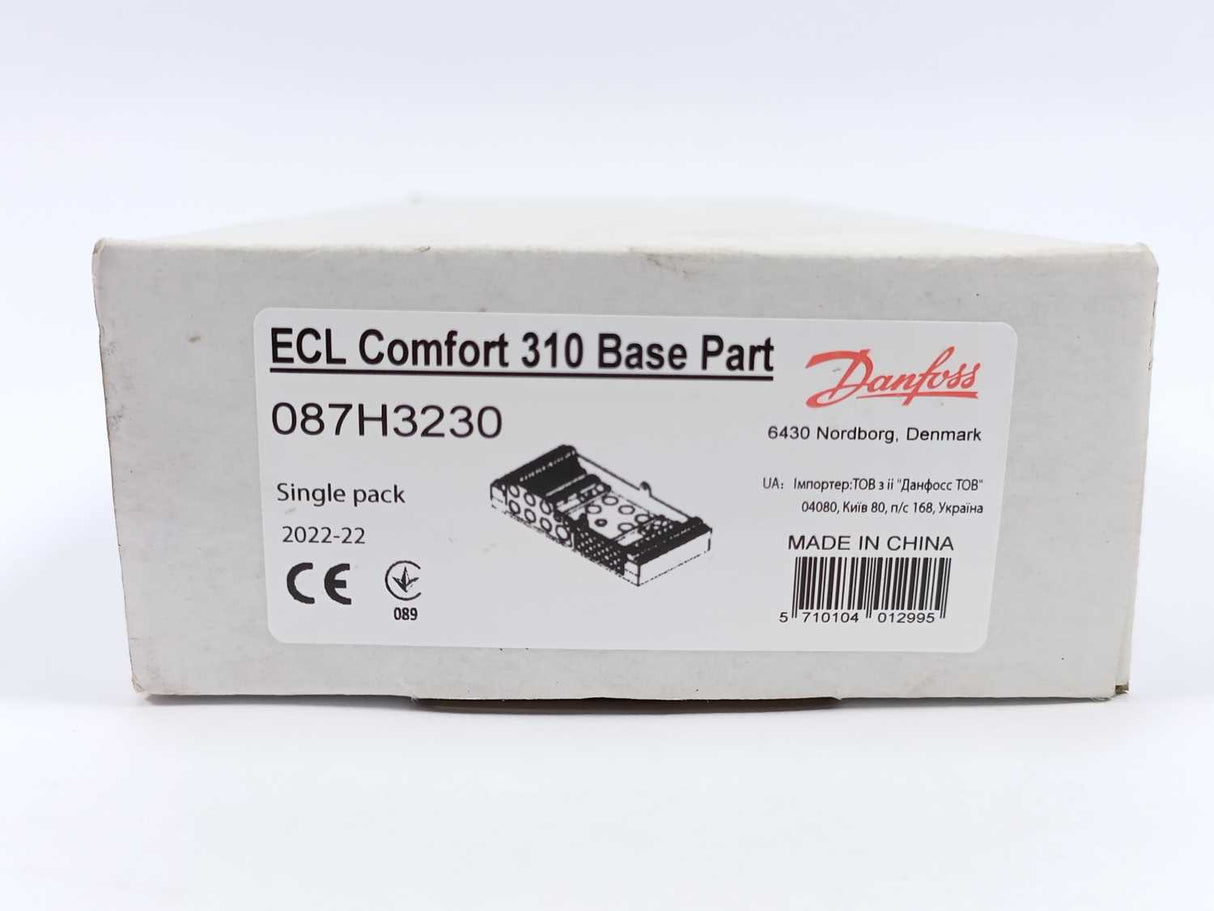 Danfoss 087H3040 ECL Comfort 310 230V w/ 087H3230 Base Part