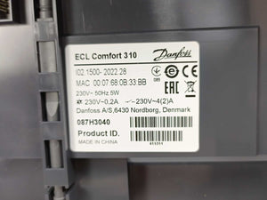 Danfoss 087H3040 ECL Comfort 310 230V w/ 087H3230 Base Part