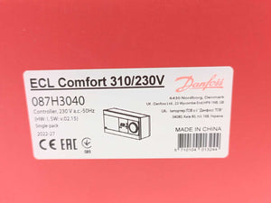 Danfoss 087H3040 ECL Comfort 310 230V w/ 087H3230 Base Part