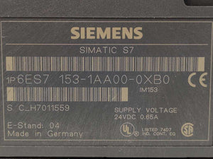 Siemens 6ES7153-1AA00-0XB0 SIMATIC ET 200M contact 230 Switching module