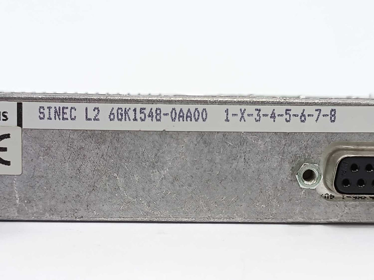 Siemens 6GK1548-0AA00 SINEC L2 CP5480 INTERFACE SUBMODULE