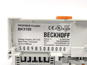 Beckhoff BK3150 PROFIBUS “Compact” Bus Coupler