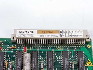 Siemens 03 260-F 548 109 9006 Control board