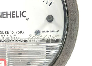 Dwyer 2000-300 MM Magnehelic Pressure Gauge max. 15 PSIG