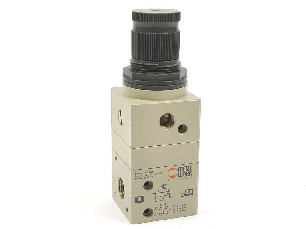 METAL WORK PNEUMATIC 5512400 GS 1/4'' 08 Precision Pressure Regulator