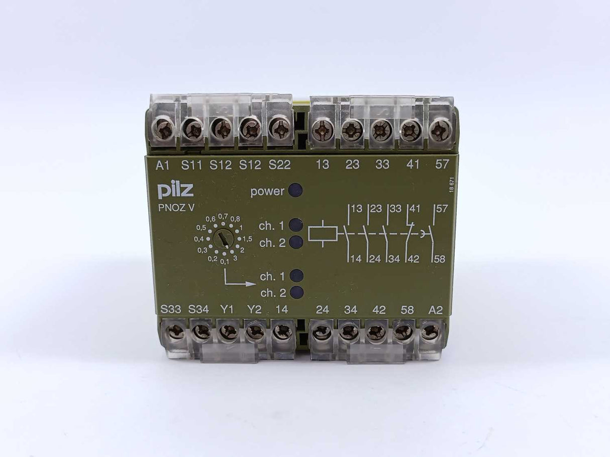 Pilz 474789 PILZ PNOZV3s3S1SZ/1O SAFETY RELAY