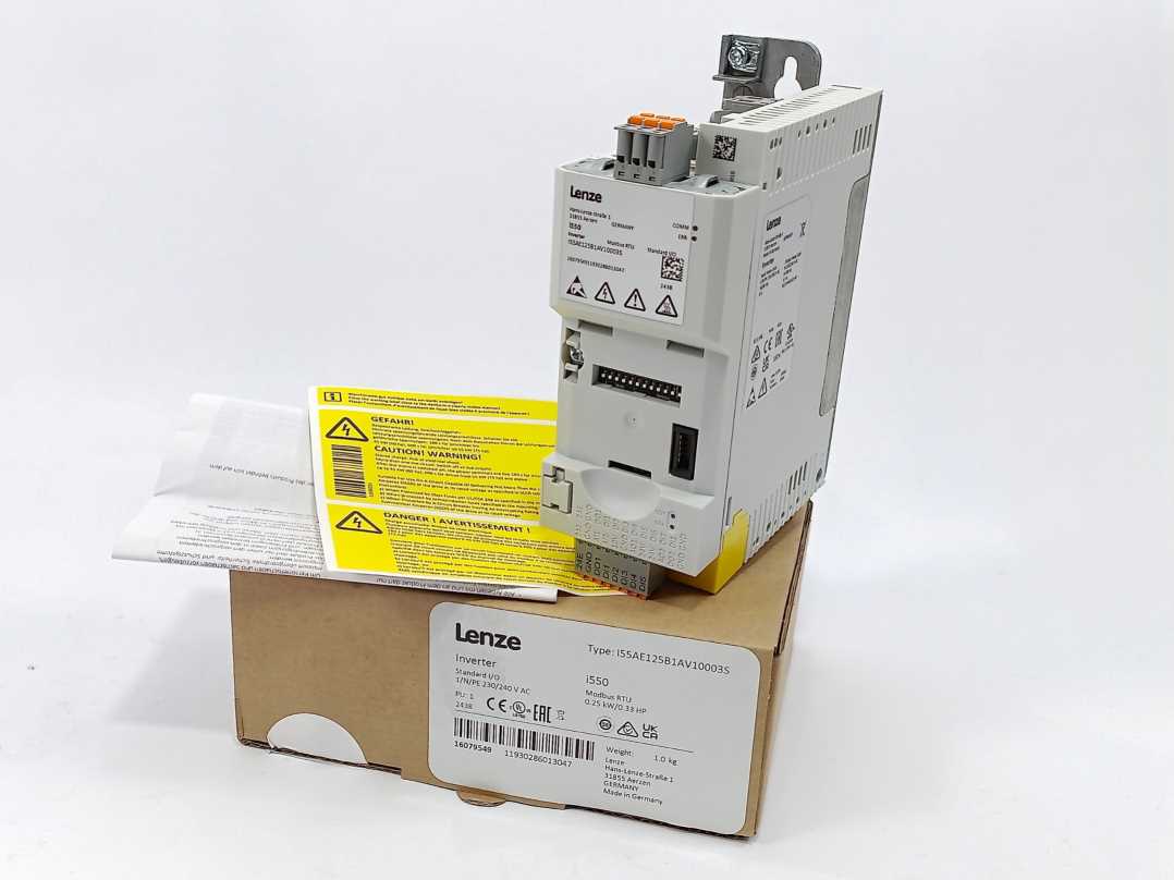 LENZE I55AE125B1AV10003S Inverter 0.25 kW/0.33 HP i550