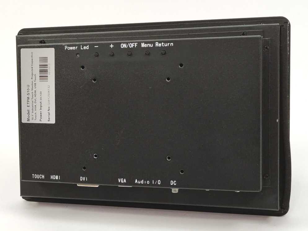 Touch window ETPM-S10-U Industrial Touch Screen Monitor