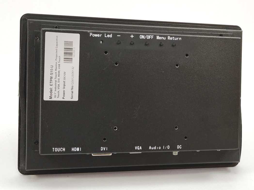 Touch window ETPM-S10-U Industrial Touch Screen Monitor