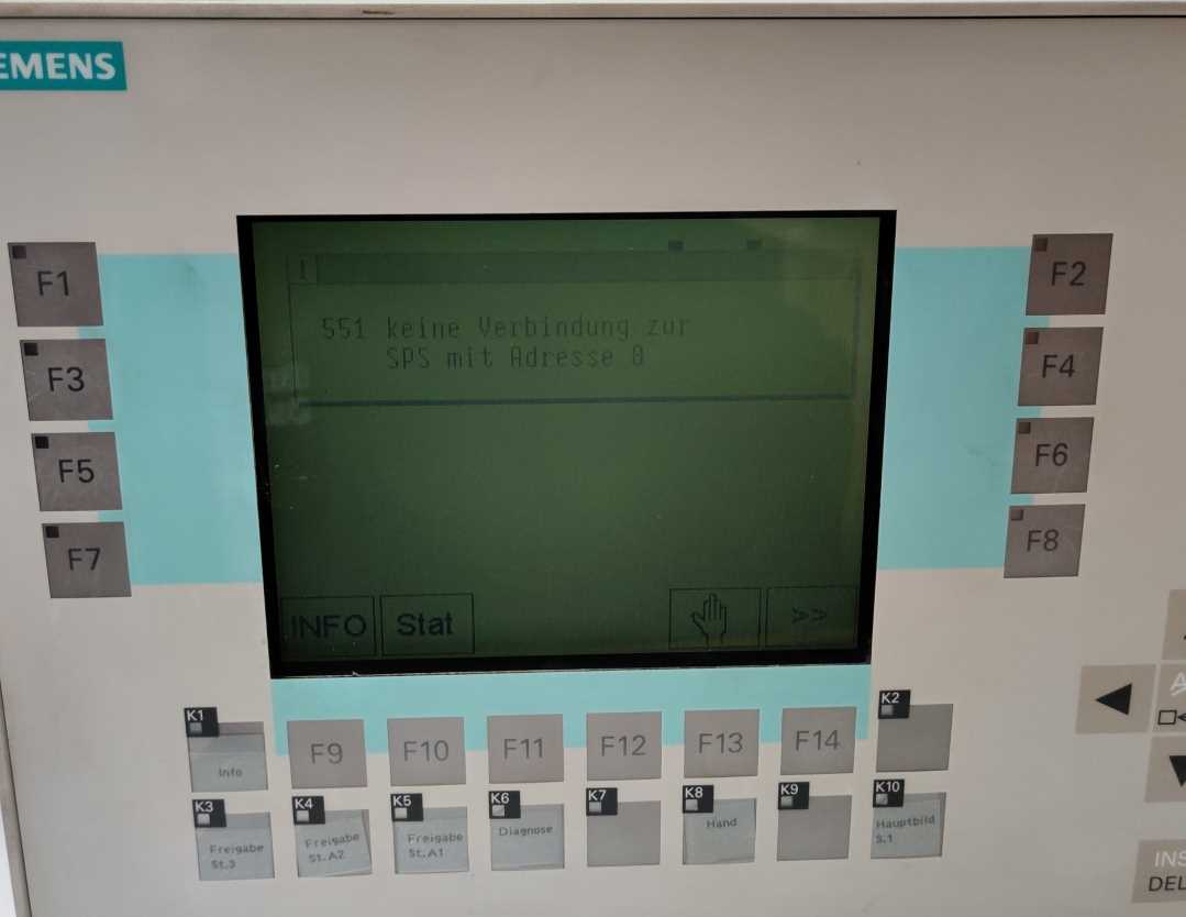 Siemens 6AV3627-1JK00-0AX0 Operator panel OP27 mono