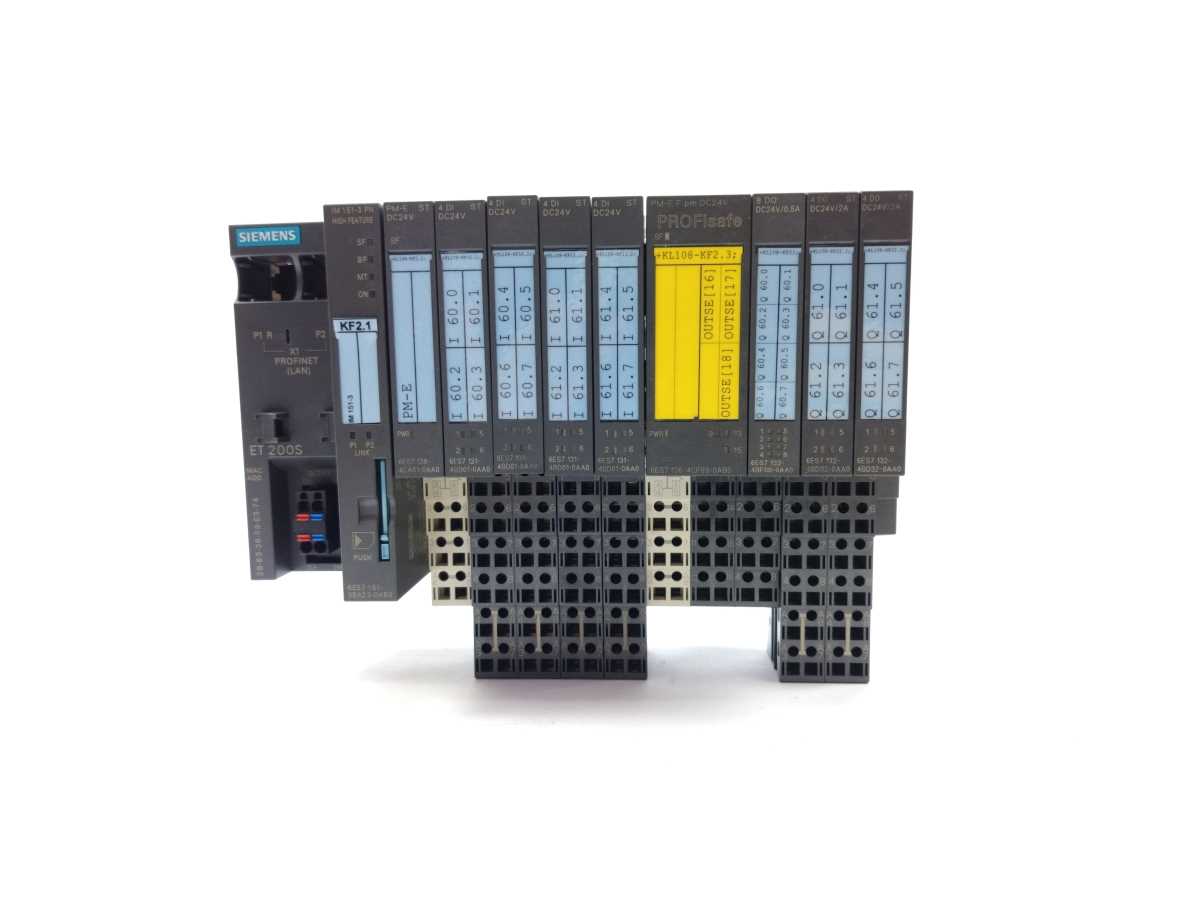 Siemens 6ES7151-3BA23-0AB0 SIMATIC S7 ET200S IM151-1 + 10 Modules