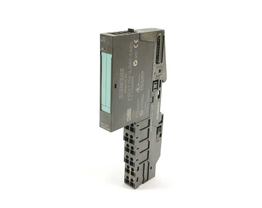 Siemens 6ES7 134-4JB50-0AB0 SIMATIC S7 w/ 6ES7 193-4CA40-0AA0