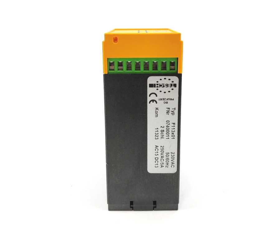 TESCH 07400011 F113x01 230 VAC Safety Gate Monitor