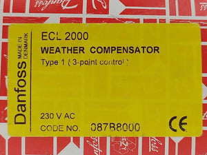Danfoss 087B8000 ECL 2000 Weather Compensator