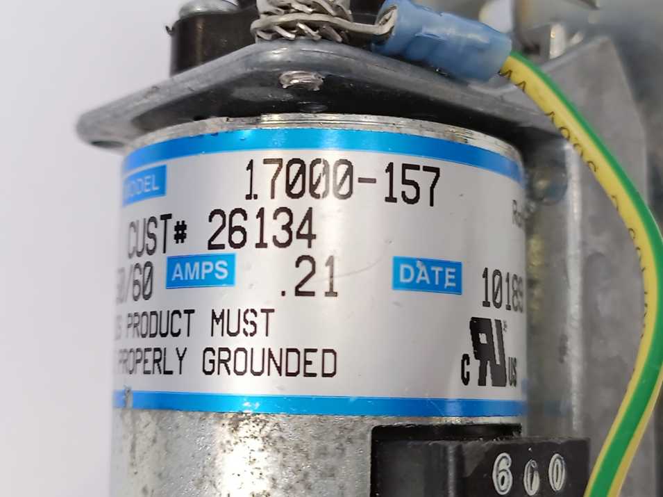 Gorman-Rupp 17000-157 Oscillating Pump 230V 50/60Hz .21A 26W