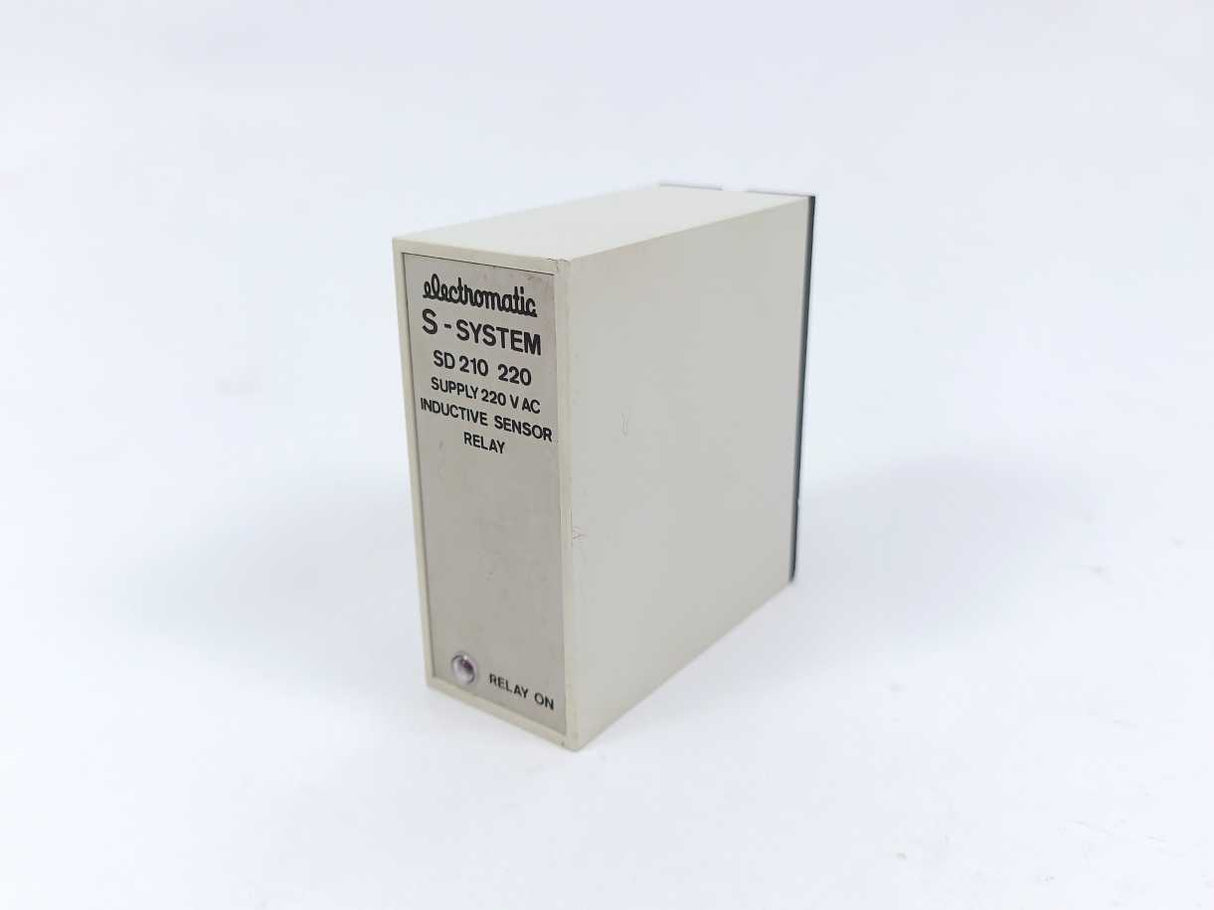 Electromatic SD 210 220 Inductive sensor relay