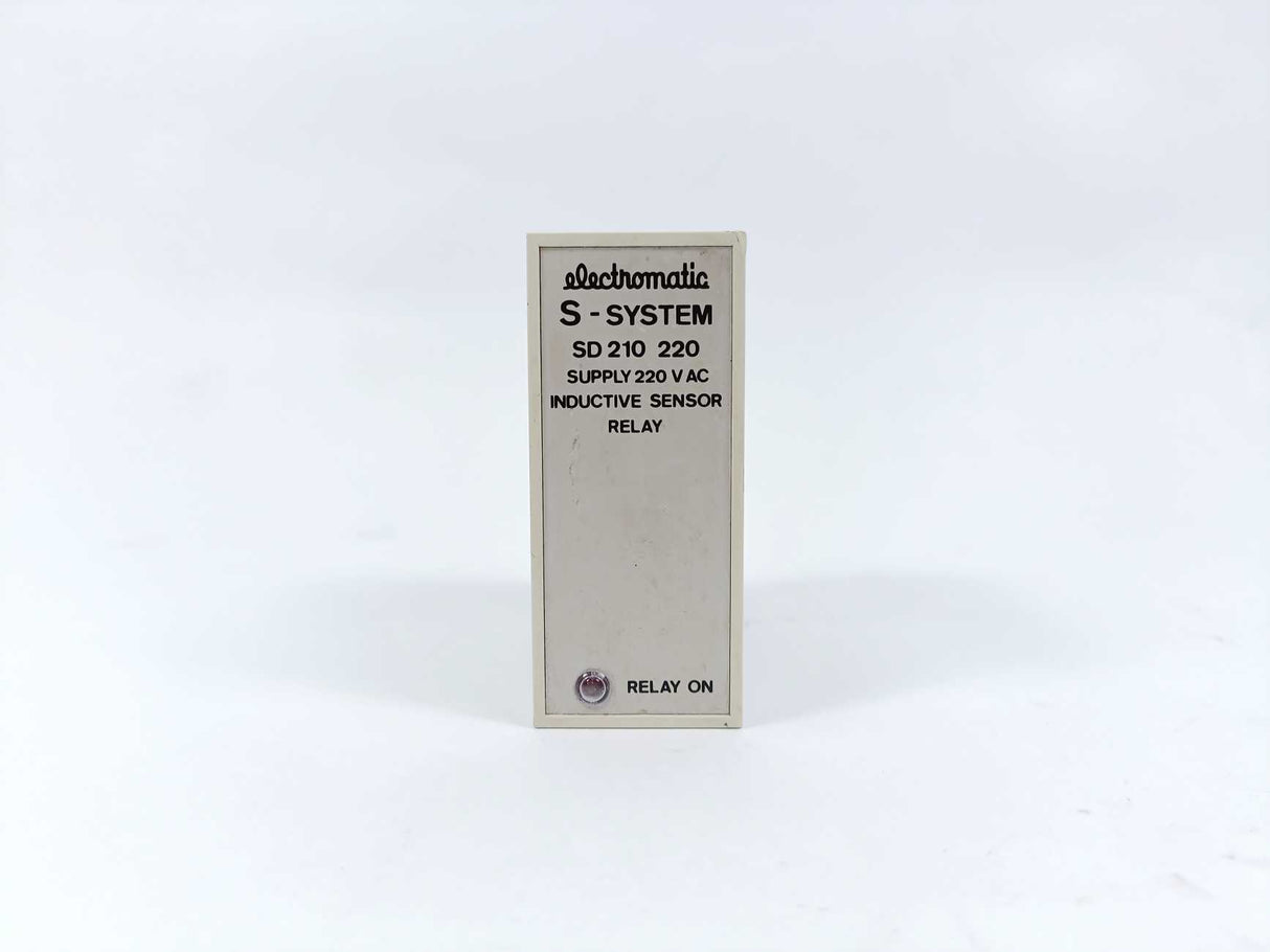 Electromatic SD 210 220 Inductive sensor relay
