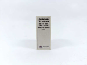 Electromatic SD 210 220 Inductive sensor relay