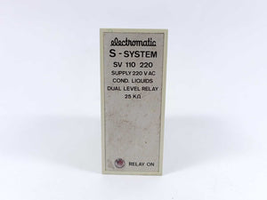 Electromatic SV 110 220 S-System Cond. Liquids Dual level relay 220VAC
