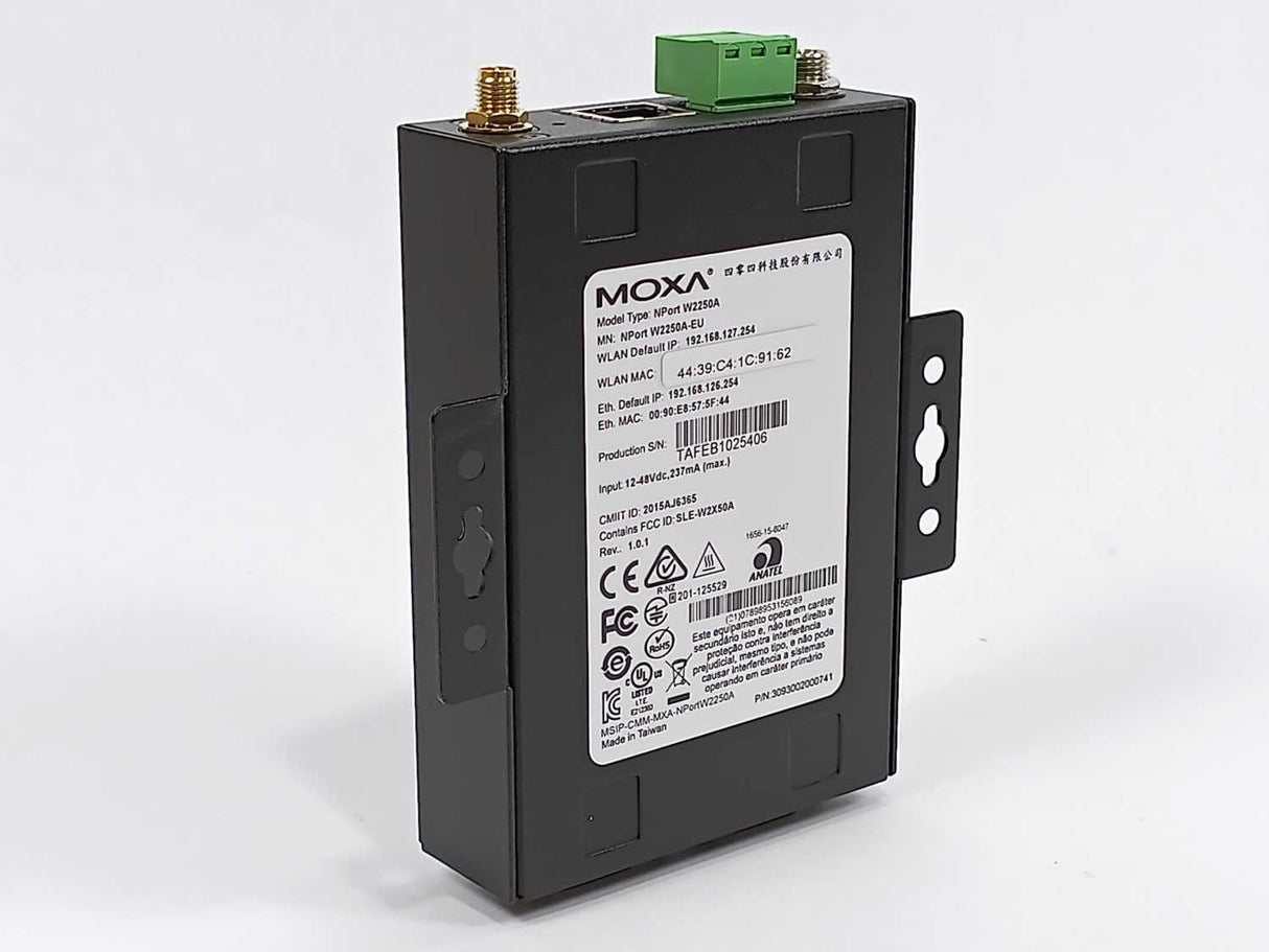 Moxa NPort W2250A-EU Wireless Device Servers