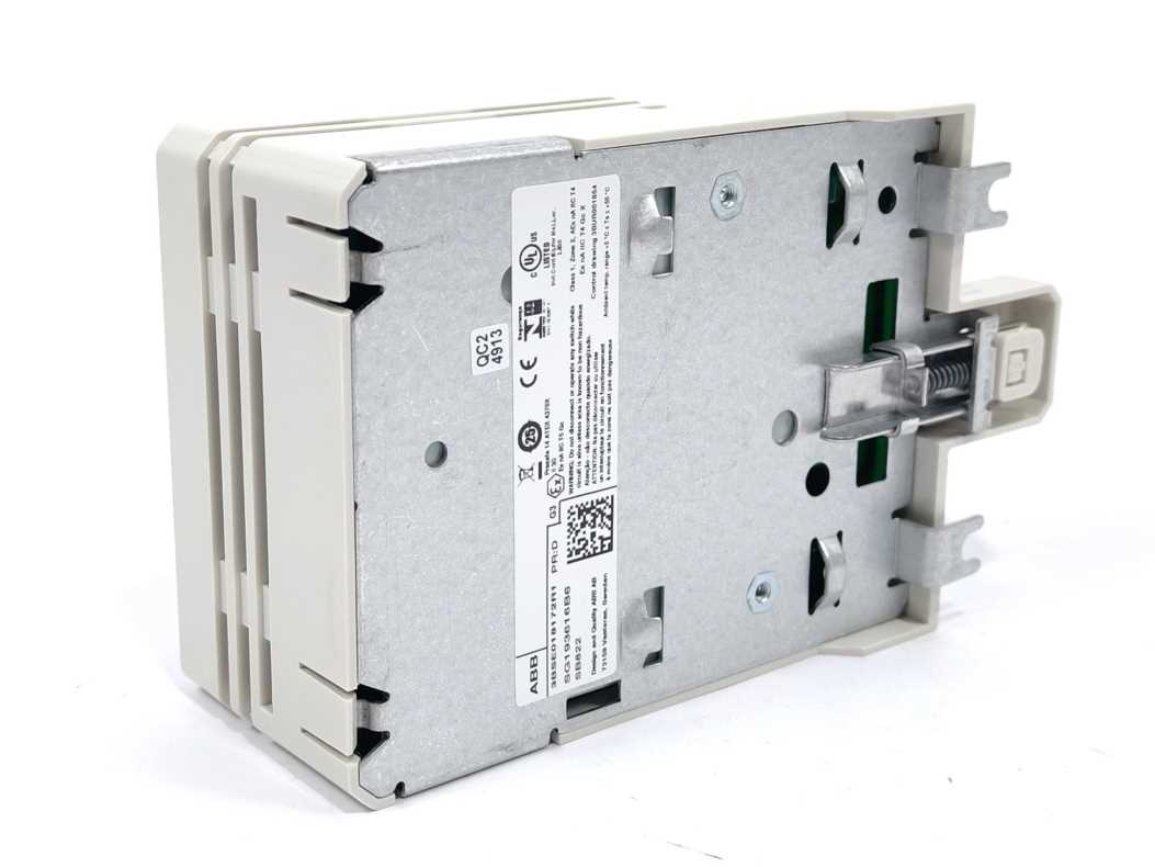 ABB 3BSE018172R1 SB822 External DIN-Rail Mounted Rechargeable Battery Unit
