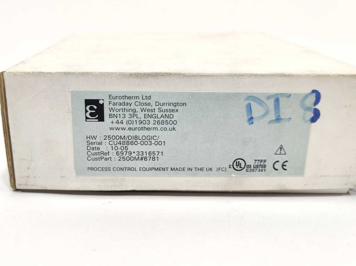Eurotherm 2500M/DI8LOGIC Eight channel – Non Isolated Logic Input Module