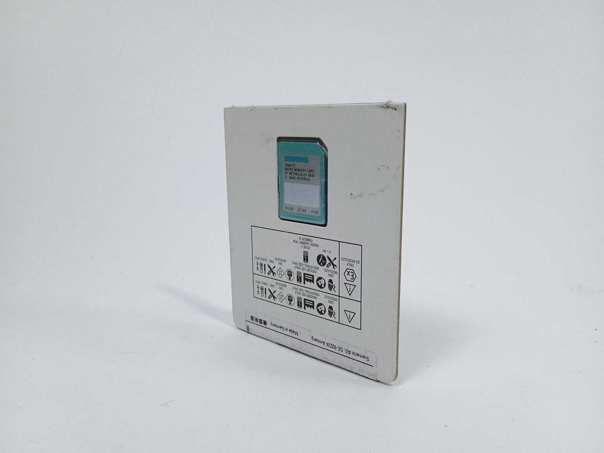 Siemens 6ES7953-8LJ31-0AA0 512KB Memory Card