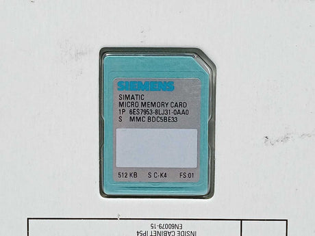 Siemens 6ES7953-8LJ31-0AA0 512KB Memory Card