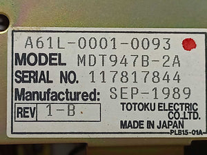 Fanuc A02B-0091-C042 Series O-T Operator Panel