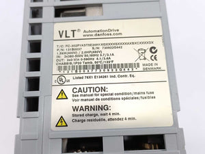 Danfoss FC-302P1K5T5E20H1XGXXXXSXXXXAXBXCXXXXDX 131B0037 VLT® AutomationDrive