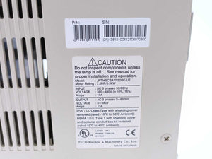 Teco Electric & Machinery JNTHBCBA7R50BE-UF 7.5HP/5.5kW