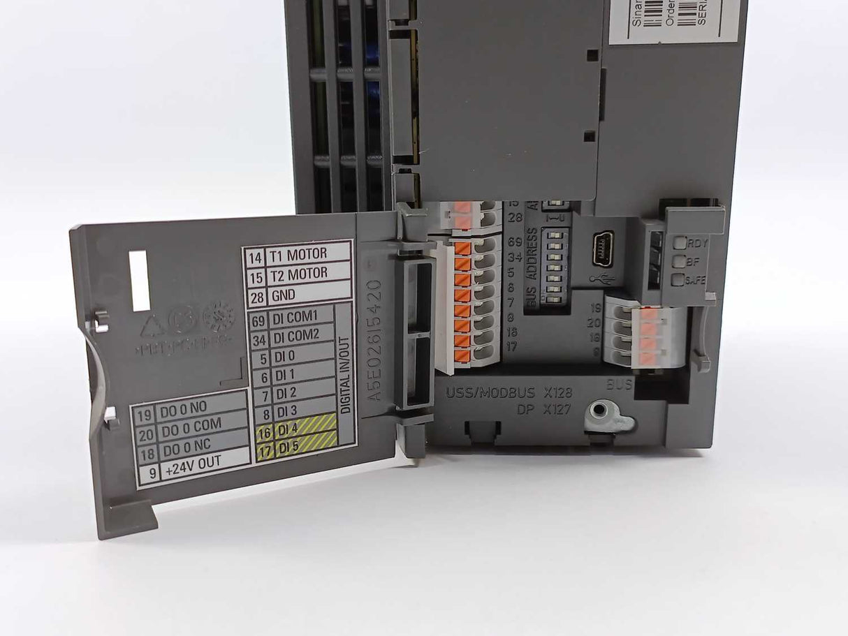 Siemens 6SL3210-1KE21-3AB1 Sinamics G120C USS/MB 5.5kW Inverter Drive
