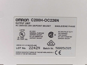 OMRON C200H-OC226N Output unit