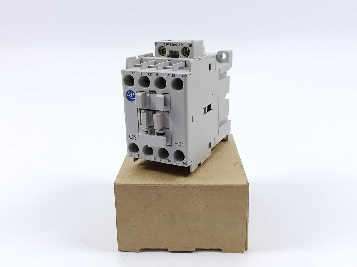 AB 100-C09KJ01 Ser. A Contactor w/ 24V 50/60Hz Coil