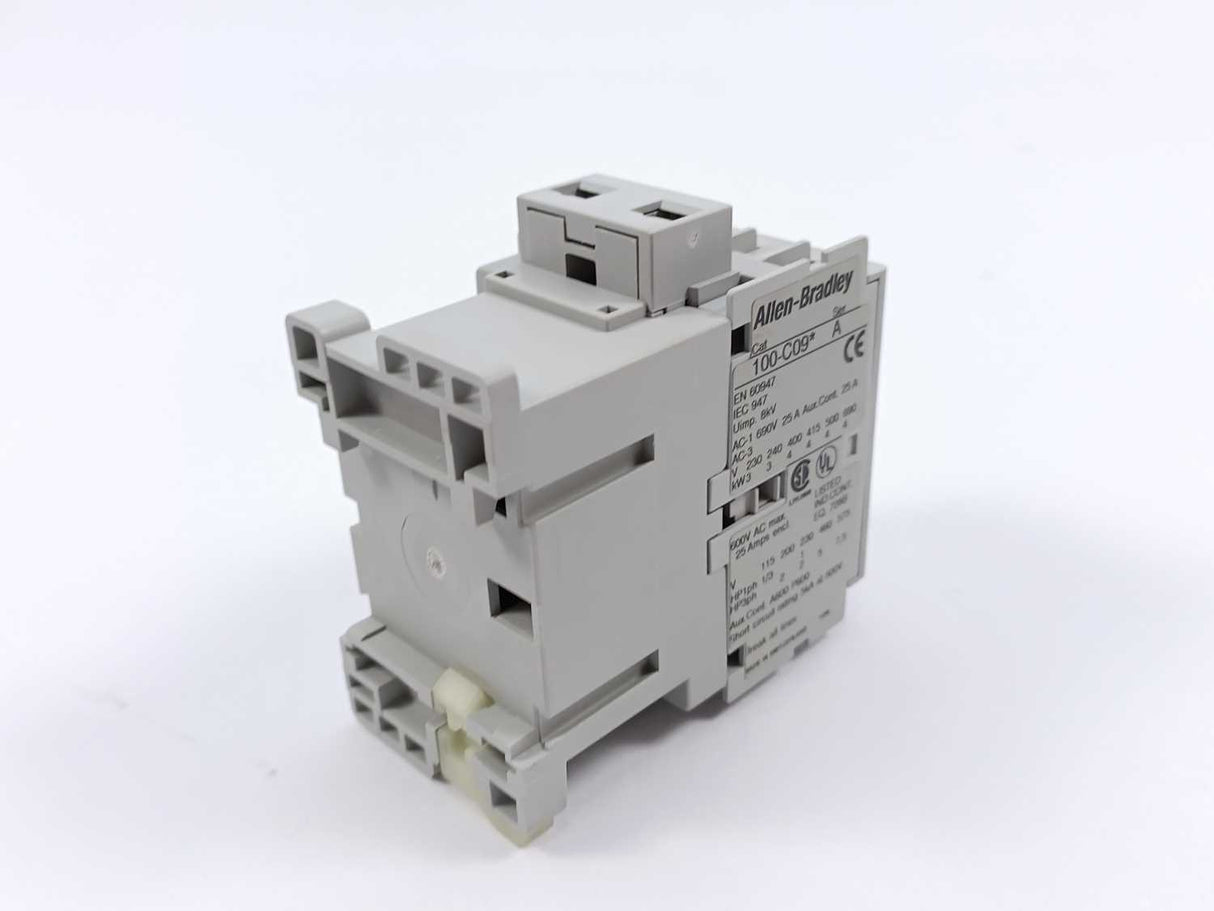 AB 100-C09KJ01 Ser. A Contactor w/ 24V 50/60Hz Coil