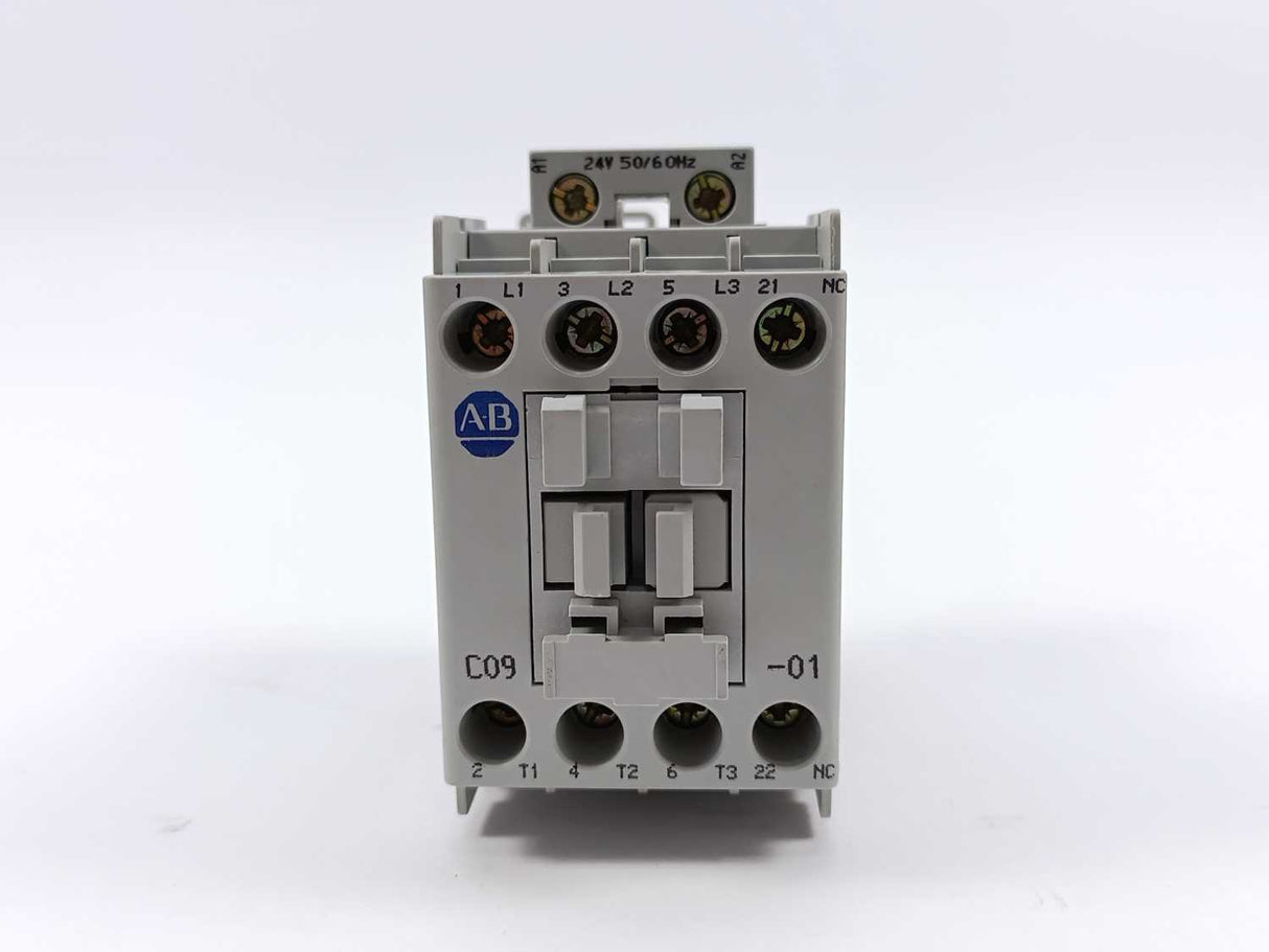 AB 100-C09KJ01 Ser. A Contactor w/ 24V 50/60Hz Coil
