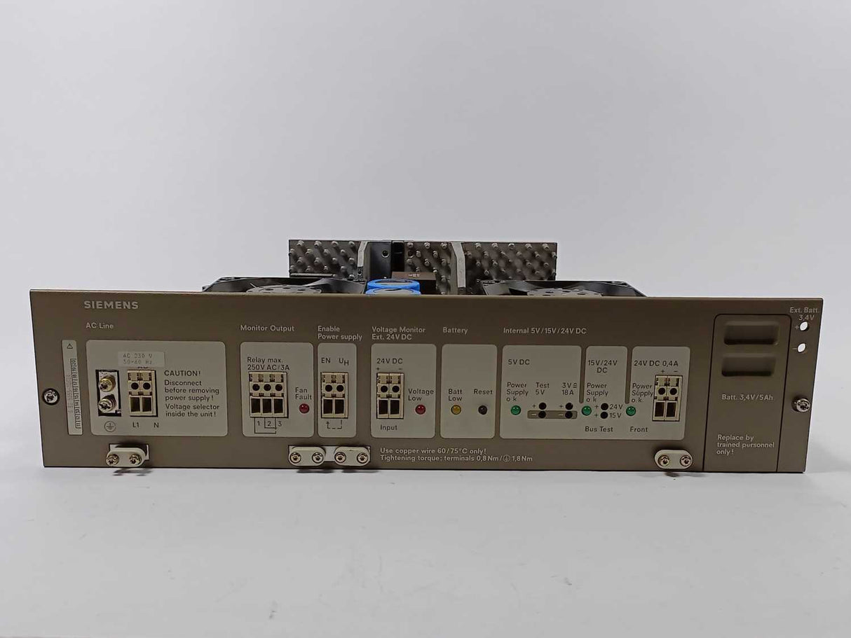 Siemens 6ES5955-3LC14 SIMATIC S5 955 Modular power supply