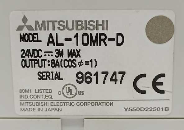 Mitsubishi AL-10MR-D Simple Application Controller