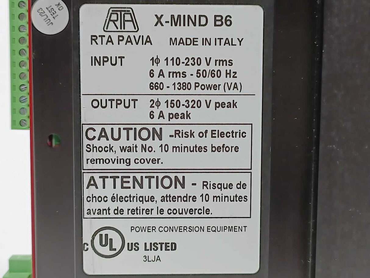 RTA PAVIA X-mind B6 Stepping motor drive