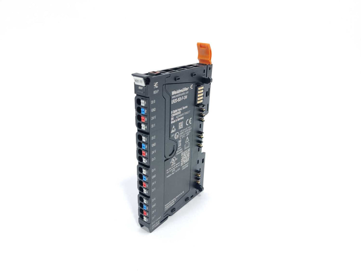 Weidmüller UR20-8DI-P-3W 8 Digital Input, Source 1394400000