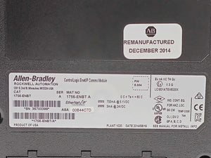 AB 1756-ENBT ser. A  ControlLogix Enet/IP Comms Module REMANUFACTURED