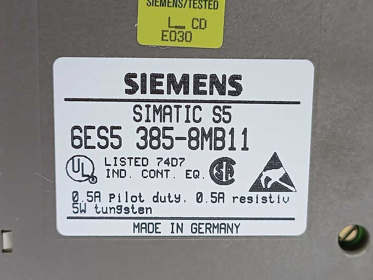 Siemens 6ES5385-8MB11 High Speed Counter