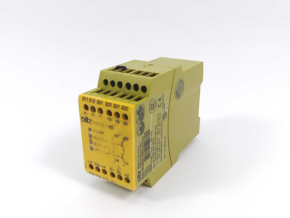 Pilz 774070 PNOZ 16S 24VAC 24VDC 2n/o 2s/o Safety Relay