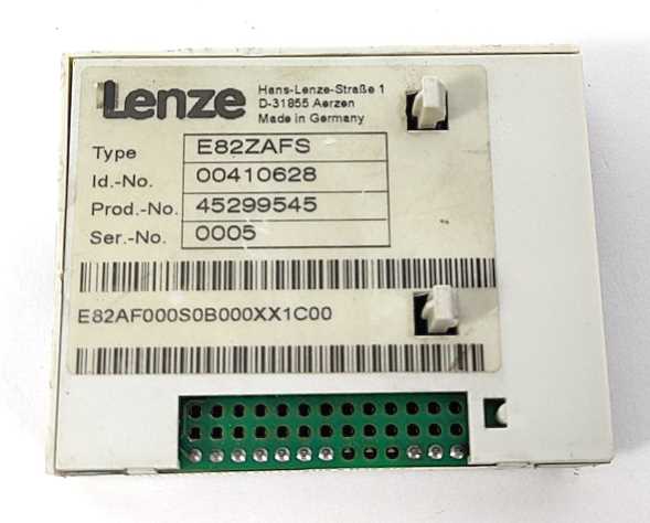 LENZE E82ZAFS Vector Interface Modul